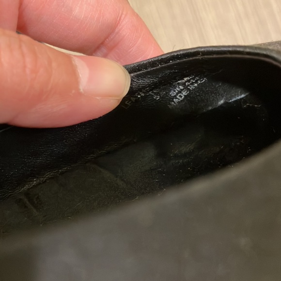 Tory Burch Satin Heather Ankle Wrap Espadrille Wedge shoes Black color Size 5.5 - Picture 8 of 9